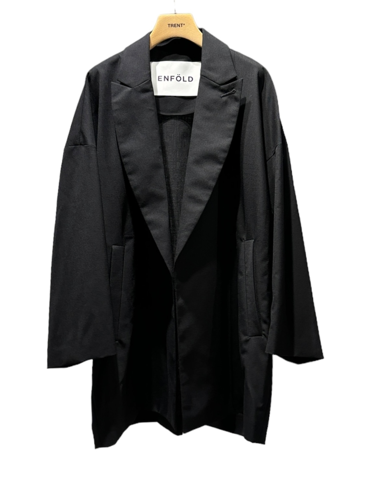 24AW】ENFOLD エンフォルド / CENTER-PRESS BIG-JACKET | TRENT 
