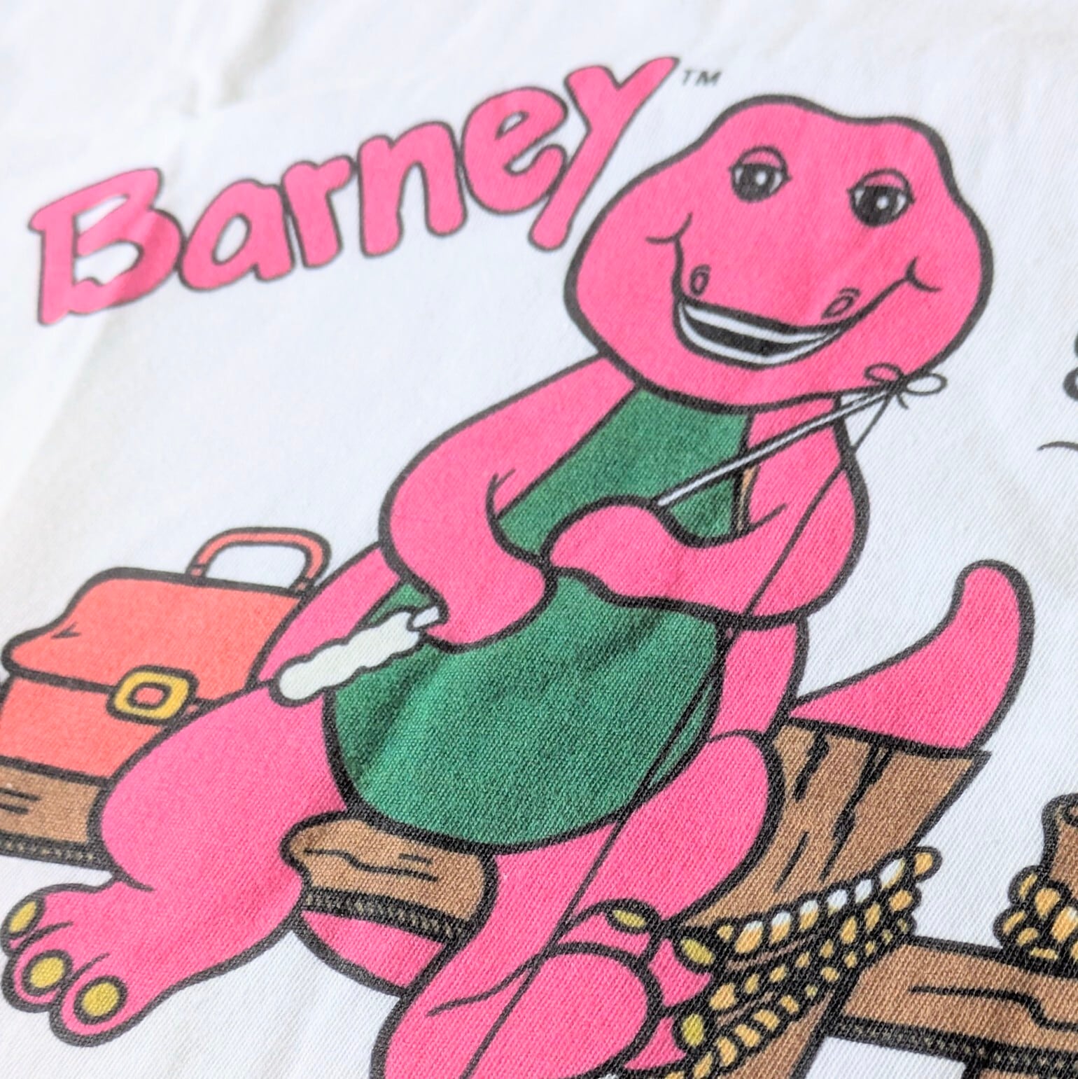 【 Barney & Friends ( バーニー&フレンズ ) 】Barney fishing Tシャツ / バーニー 釣り〚アメリカン雑貨 アメトイ〛