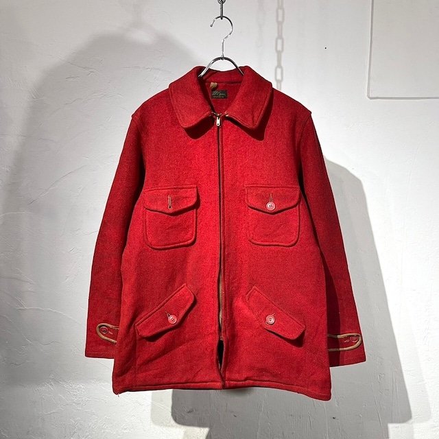 60s Buck Skein Brand Rayon Gabardine Jacket "Quilting Lining"