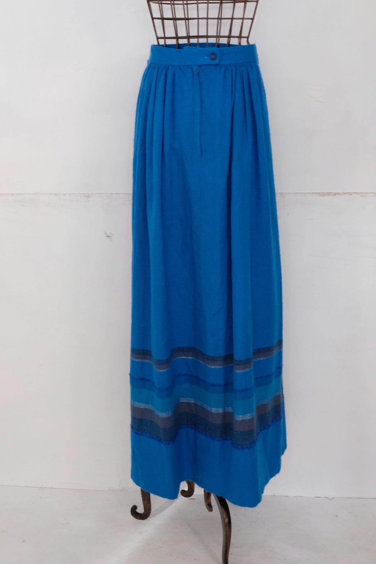 Hand woven long skirt