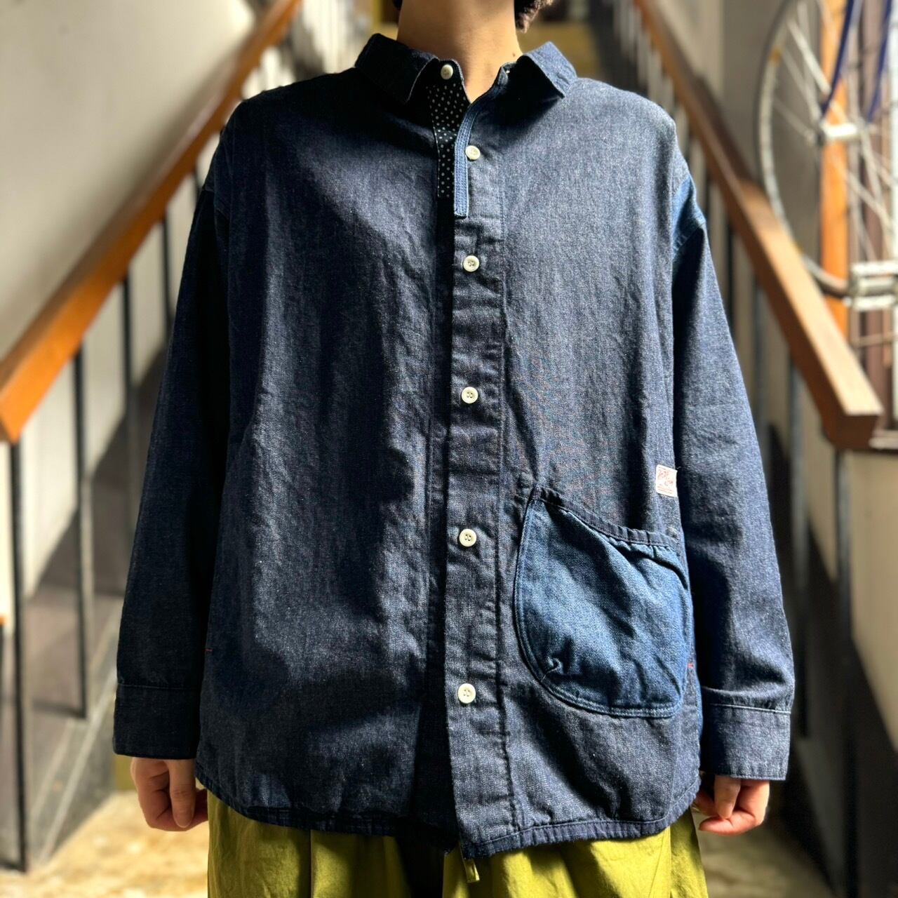 エッジオブライン パッチワークデニムシャツ レディース 【公式通販】