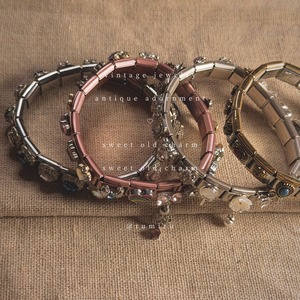 ハンドメイド イタリアンチャーム ヴィンテージジュエル ブレスレット