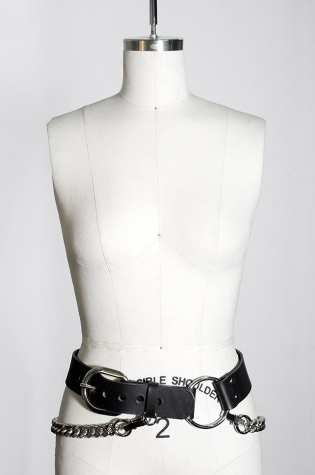 ZANA BAYNE ludlow belt with draped chain