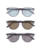 LIGHT GRAY FRAME SUNGLASSES［MHA001］