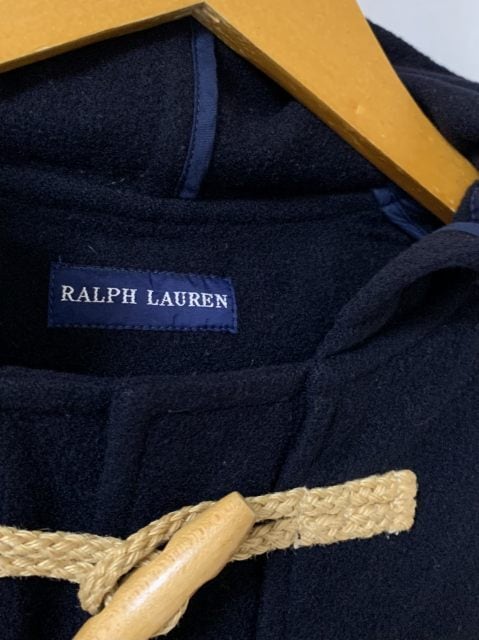 Solid Color Design Duffle Coat "RALPH LAUREN"