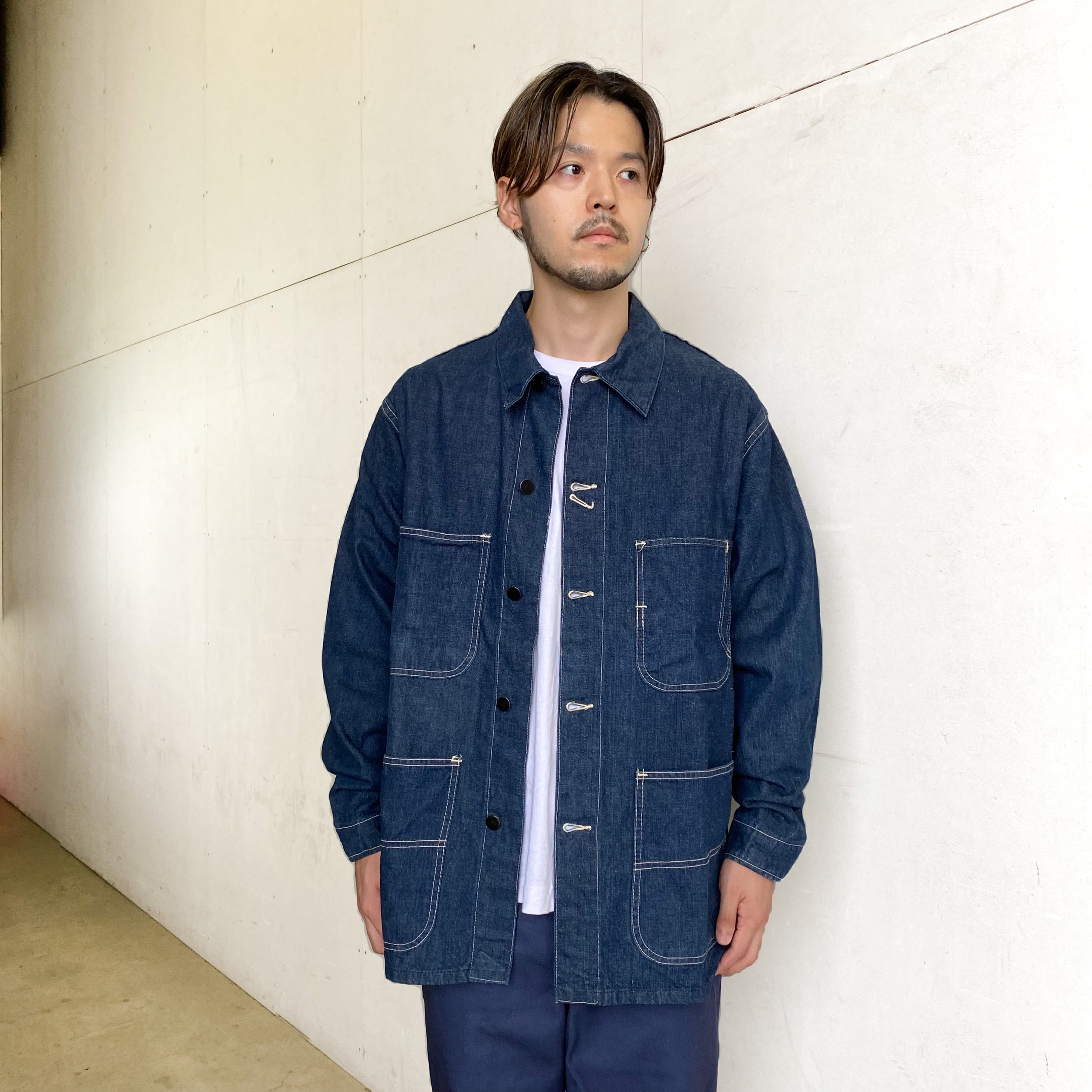 's Unknown Denim Coverall Jacket / デニムカバーオール ジャケット