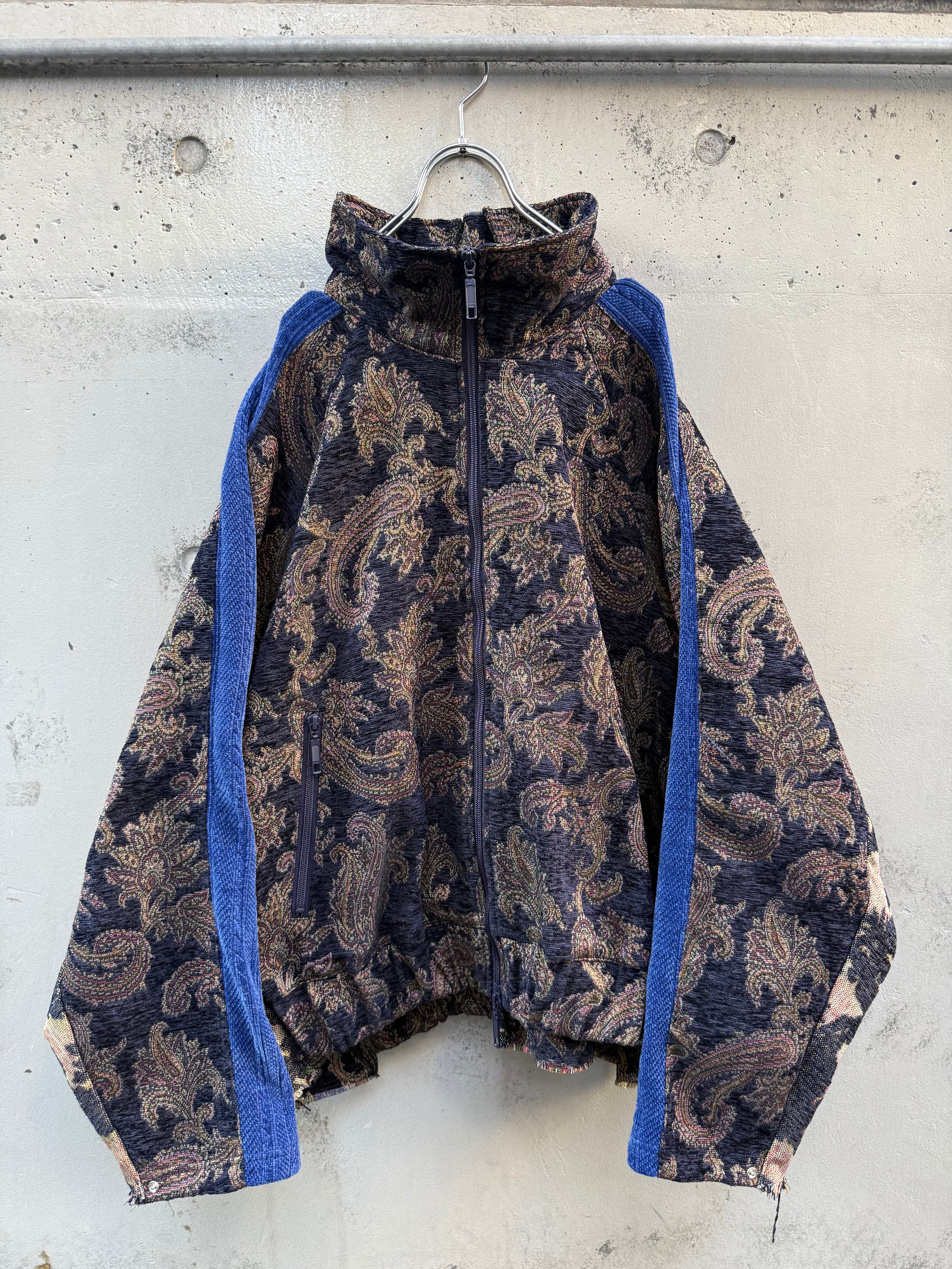 『my beautiful landlet』JACQUARD TRACK JACKET / NAVY