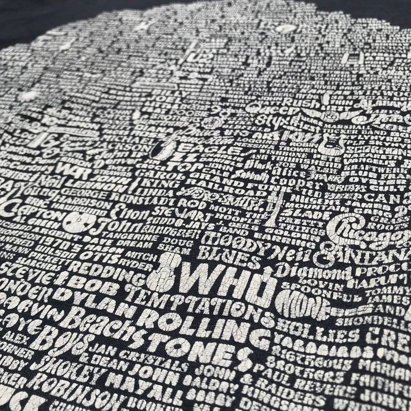 90's FAMILY OF TREE ROCK'N ROLL Tシャツ ブラック USA製 SCREEN