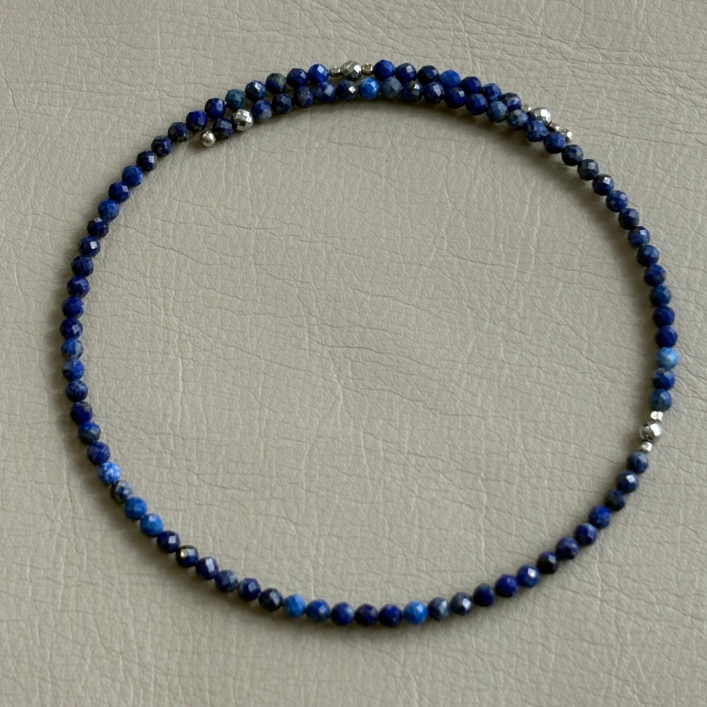 Hawaiian Maui blue agate×Plumeria hair accessory(ハワイアンマウイ