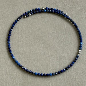 choker_lapis lazuli × hematite
