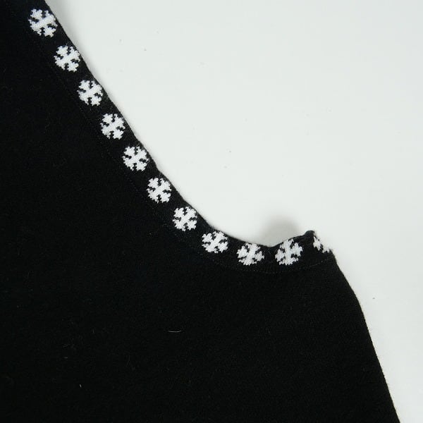 Size【S】 CHROME HEARTS クロム・ハーツ CH PLUS RIB TANK BLACK