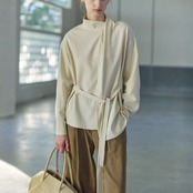 Ivoire Belted Shirt Jacket F0559