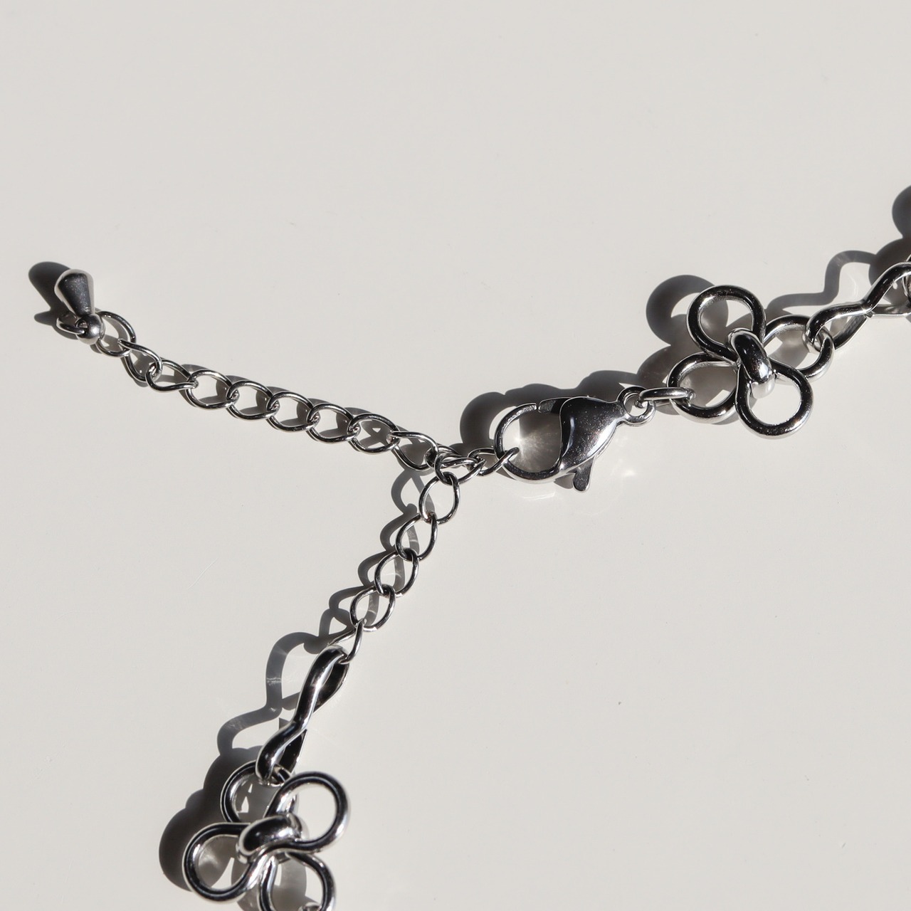 再入荷*stainless blossom choker necklace