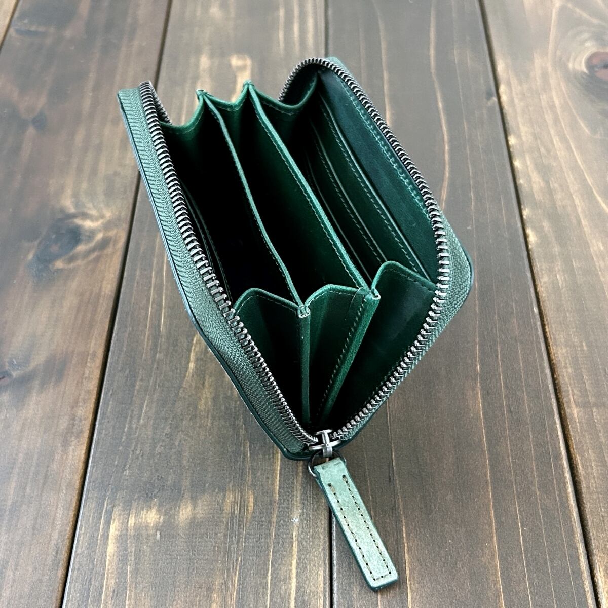 HORWEEN × レーデルオガワ ホースバット ミドルウォレット ナチュラル