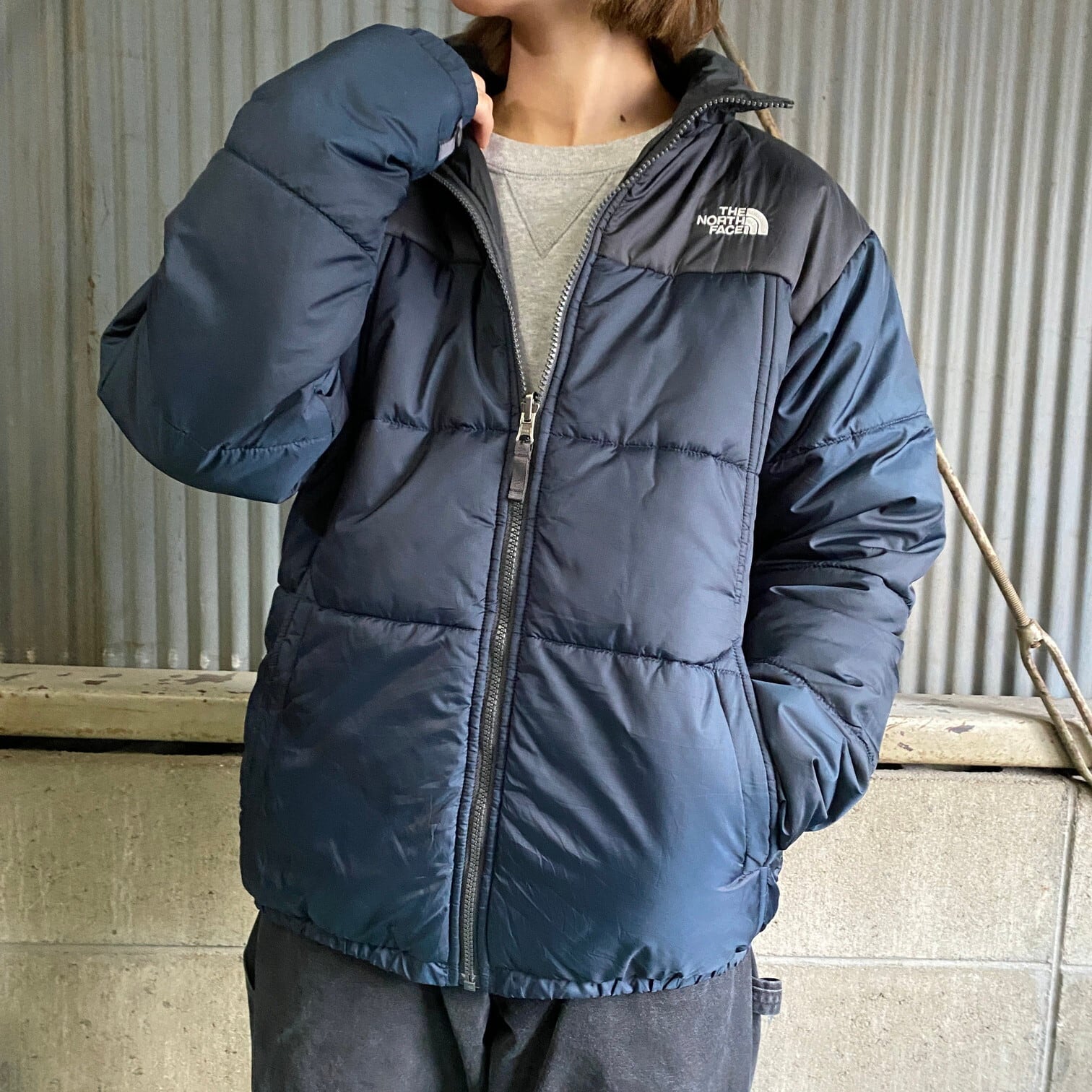 THE NORTH FACE ザ ノースフェイス 中綿ジャケット ボーイズXL ...