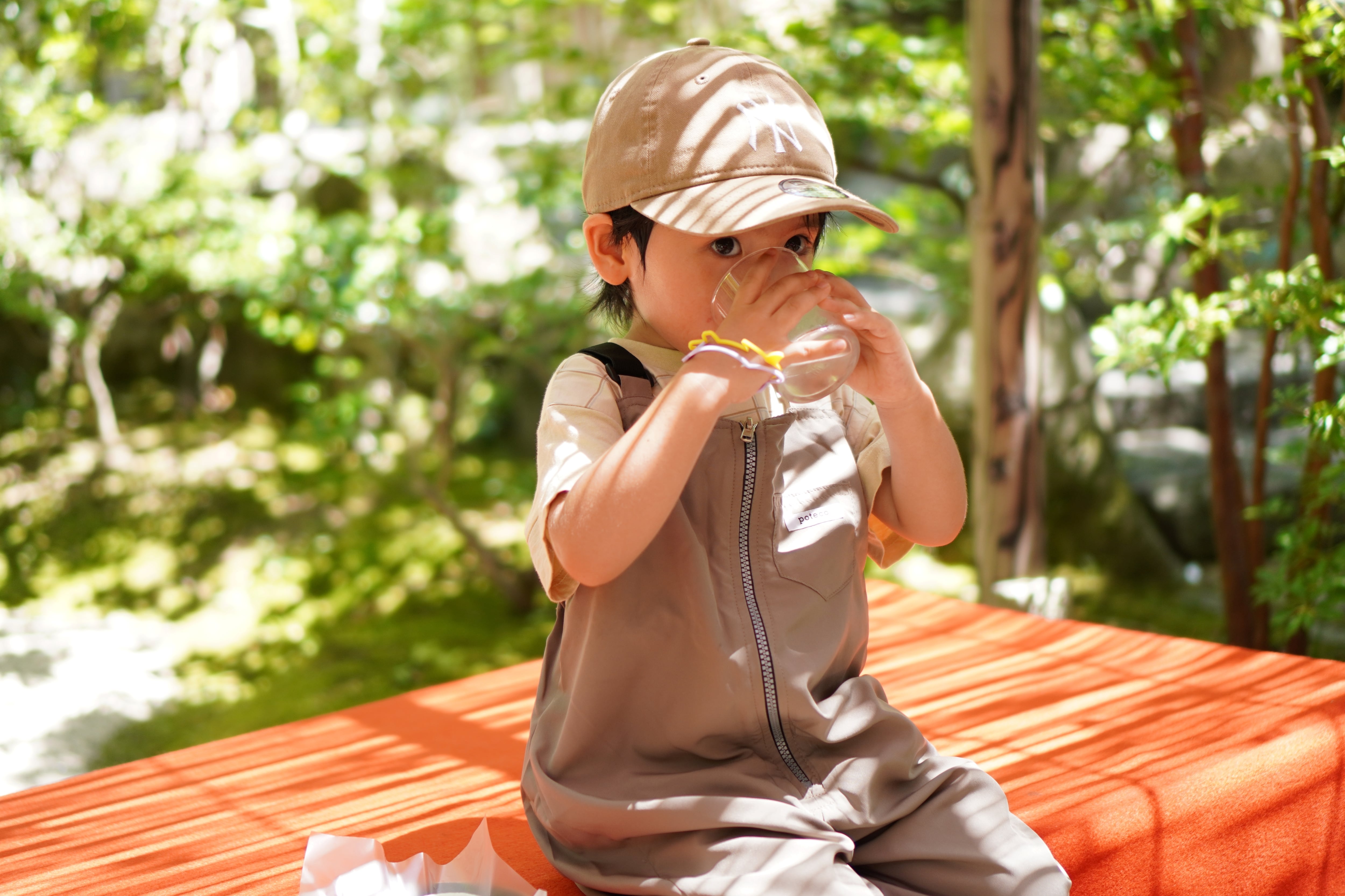 PLAYWEAR Overall ＆Purse (Color: Beige) | poteco.