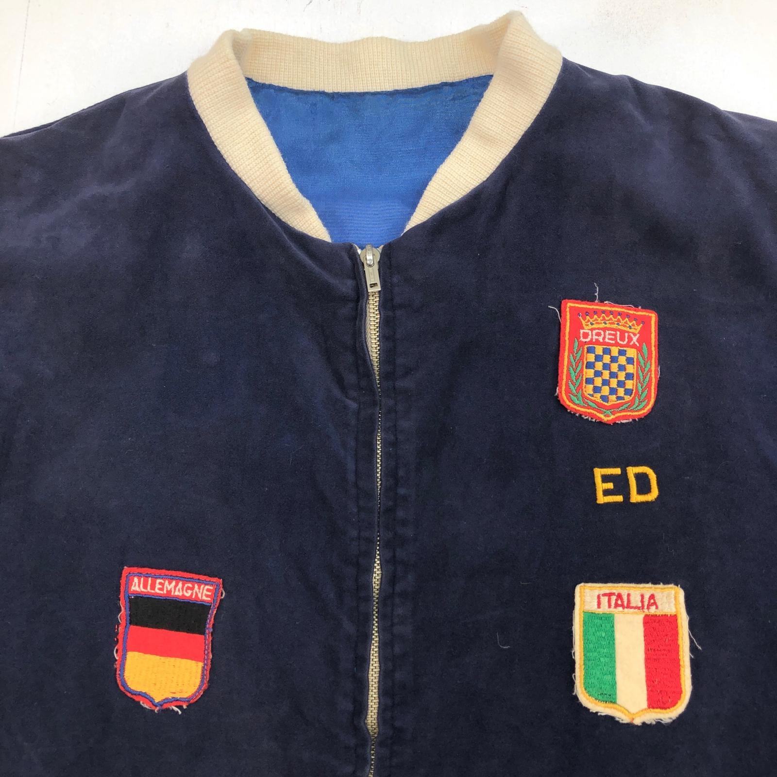 UNKNOWN 50- 60年代 FRANCE DREUX AIR BASE SOUVENIR JACKET
