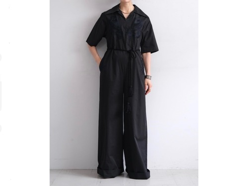 SEEALL” FLOWER CHILD ALL IN ONE BLACK×BLACK HARP