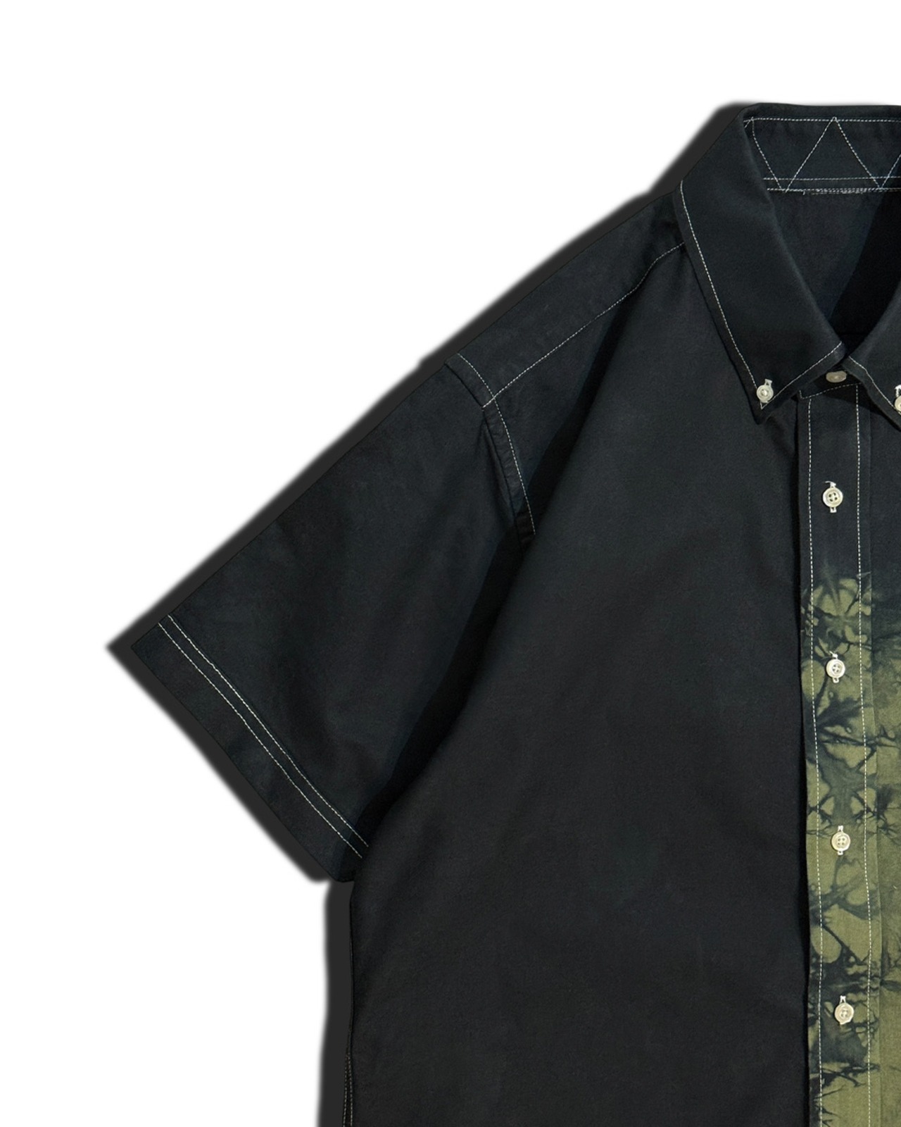 【2着限定販売】黒染めオックスフォードシャツ 樹海