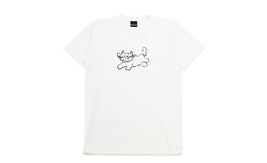 Tシャツ_雲みたいなねこ_White