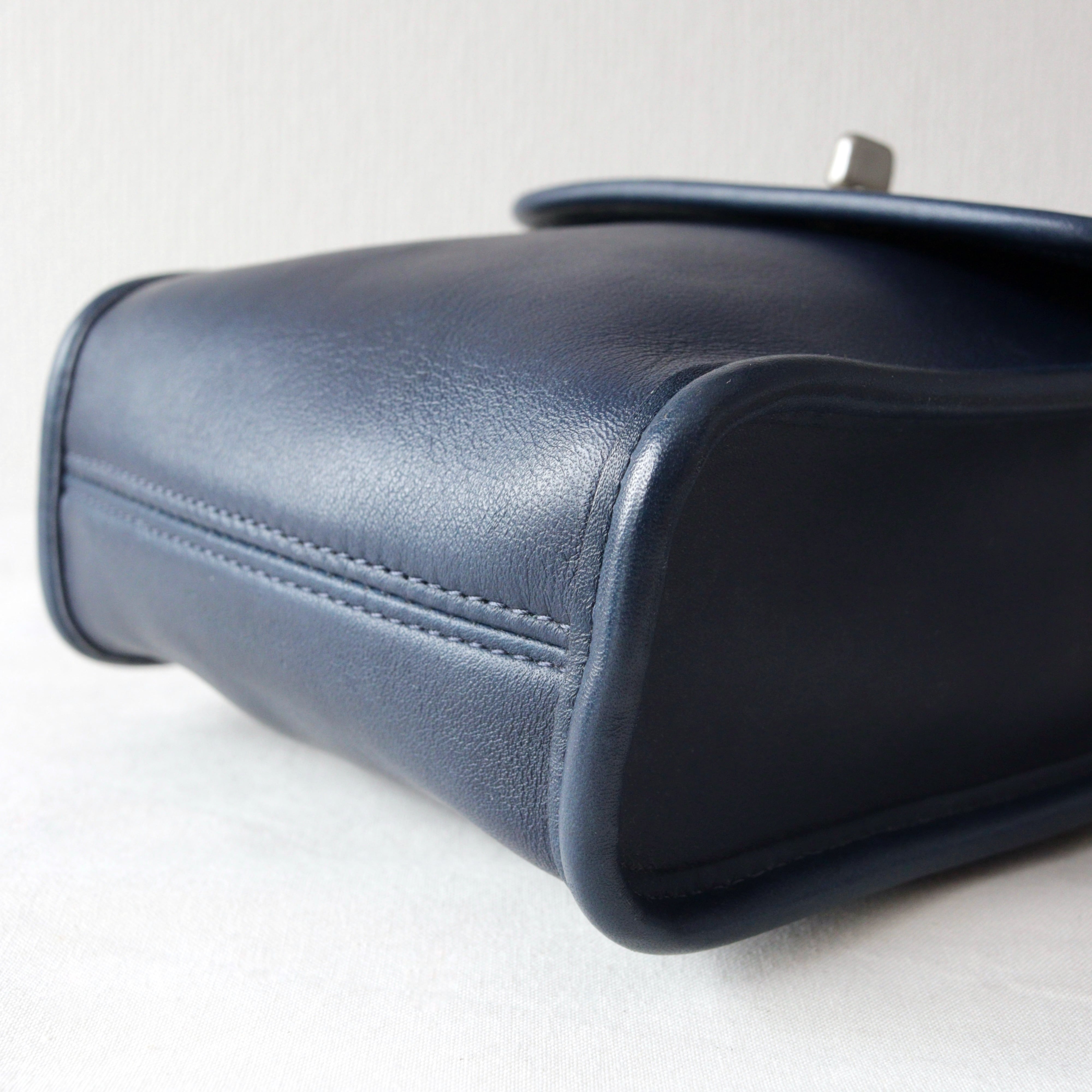 RARE VINTAGE COACH (OLD COACH オールドコーチ) SCOOTER BAG IN BLUE