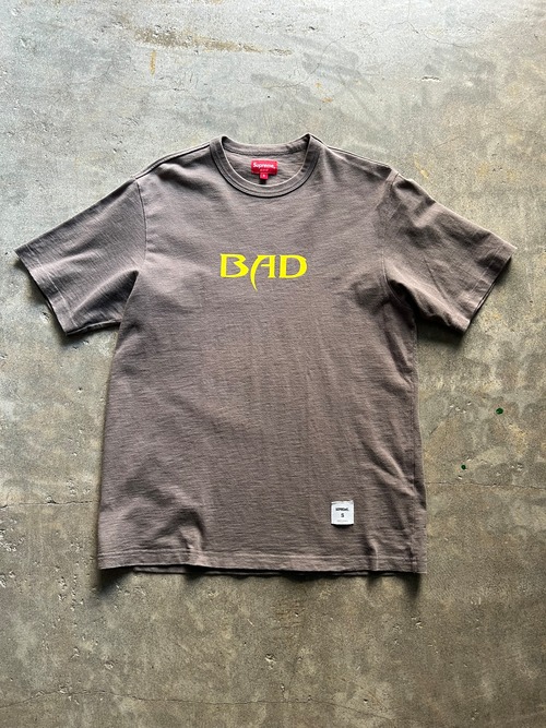 Supreme BAD エレファント プリント Tシャツ スプリーム S グレー