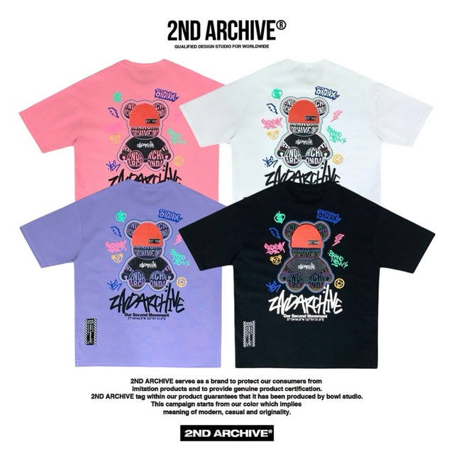 2ND009 2NDARCHIVE Tシャツ 韓国ファッション オーバーサイズ ユニセックス