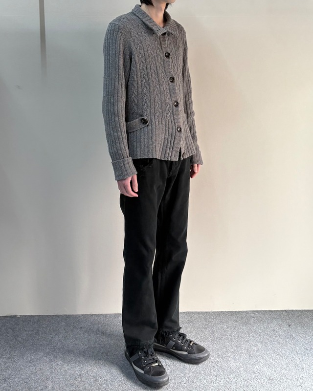 【DOLCE&GABBANA】damaged denim pants