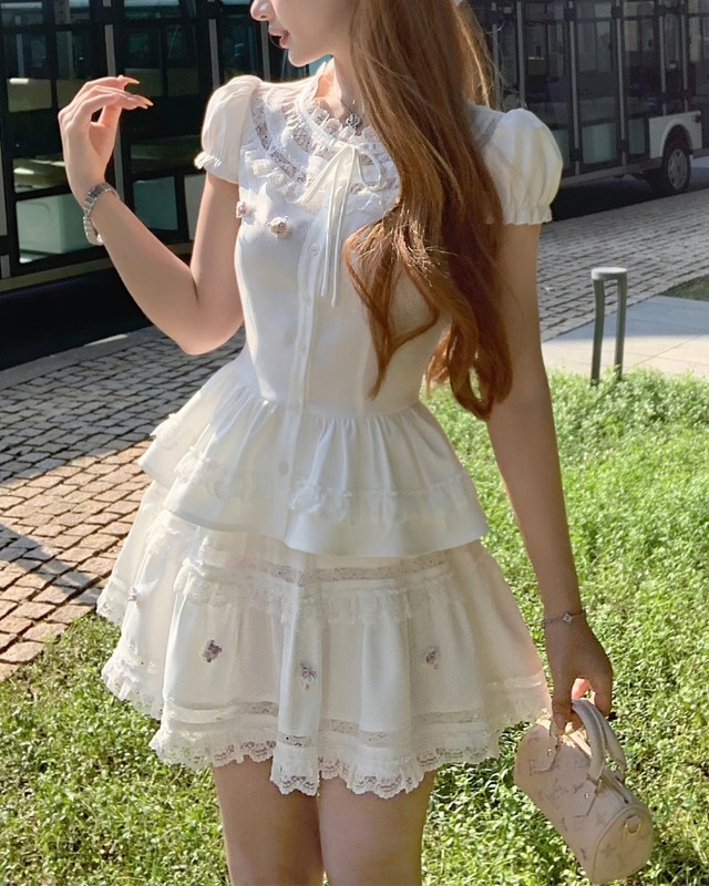 ヴィンテージドーリー ローズレースセットアップ 2608912