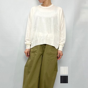 C.T.plage シーティー・プラージュ Silk cashmere crew neck pullover CT26306 2026秋冬新作 [送料無料]