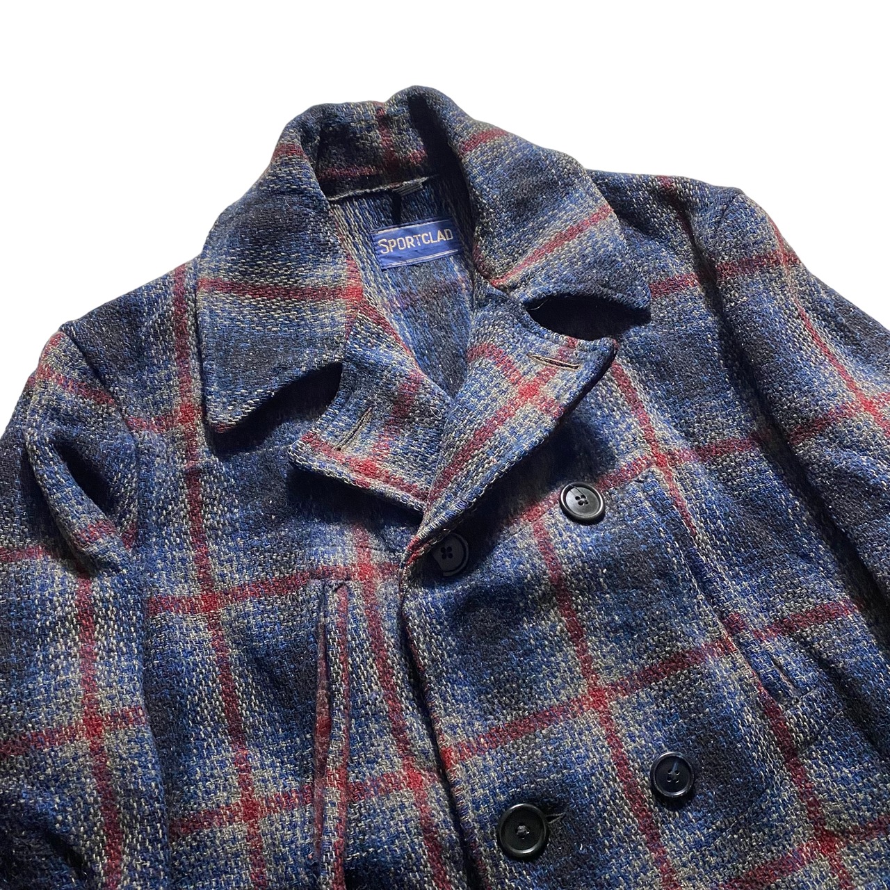 vintage 1940’s SPORTCLAD double breasted wool coat