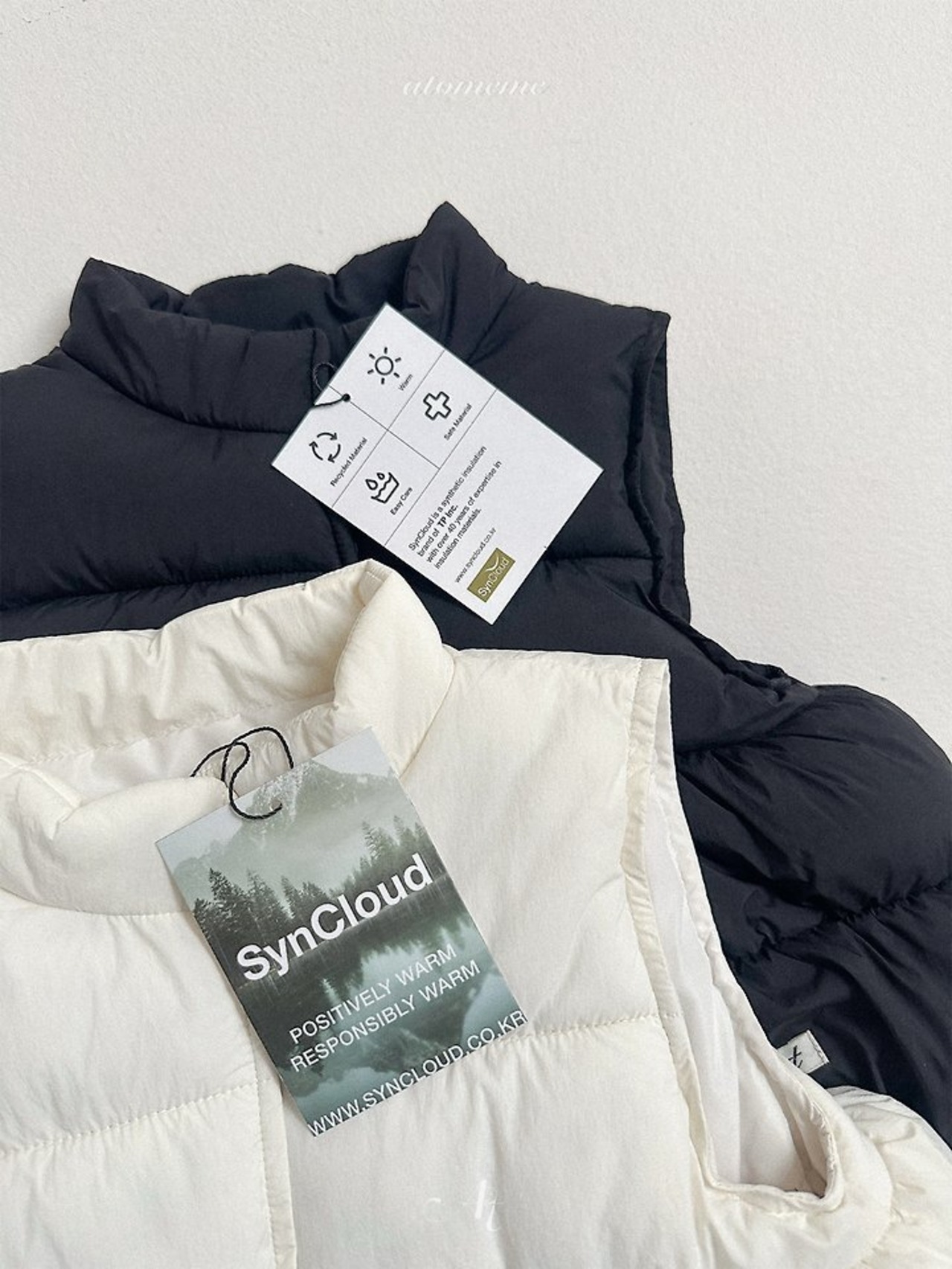 韓国子供服 / Atomeme / 26Autumn / Pongle Padding Vest / 秋服 *S~XL*