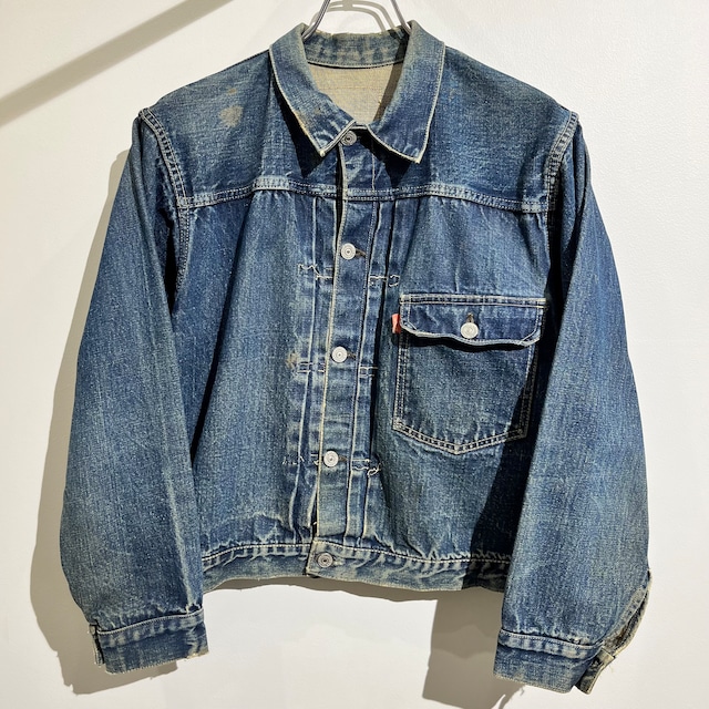 40s Levi's 506XX Denim Jacket 1st buckle back 40s リーバイス 506XX デニムジャケット 1st バックルバック 針バックル