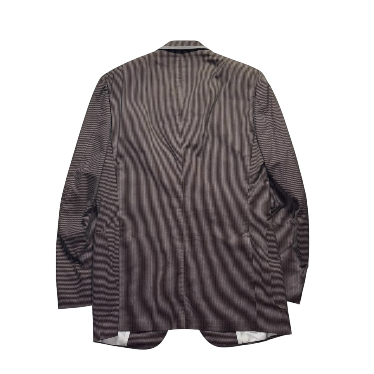 BRIONI silk cotton piping tailored jacket