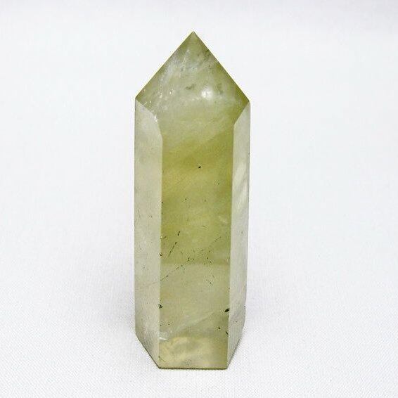 シトリンクォーツ 六角柱 シトリン ポイント 置物 一点物 142-10457