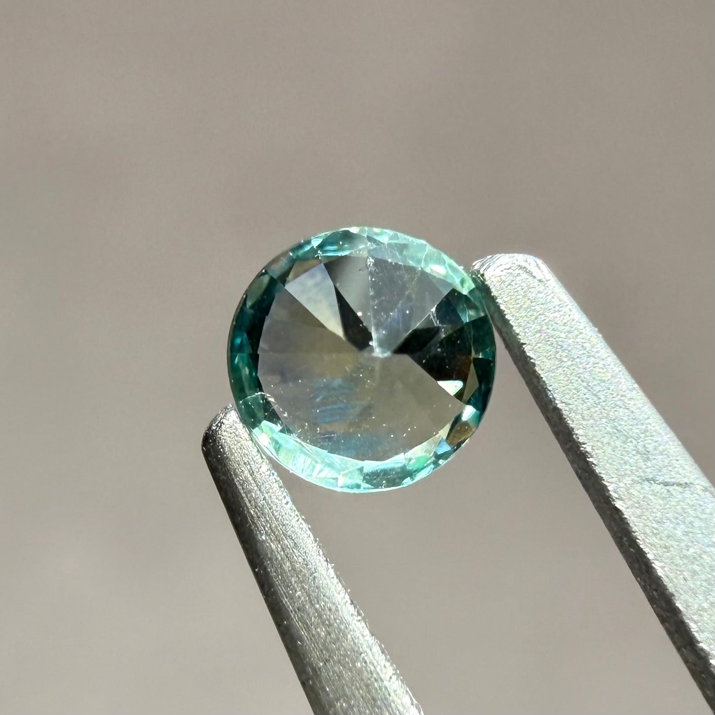 アメリカ産モンタナサファイア0.21ct 3.52×3.52mm /2636-534 | Maiko's