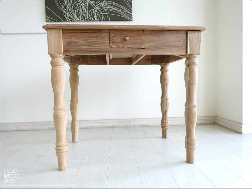 「 ナガトミ様 サイズオーダーデスク 」 チーク無垢材 デスクReproN 机 テーブル パソコンデスク カウンターデスク ナチュラル 什器 無垢材家具 世界三大銘木