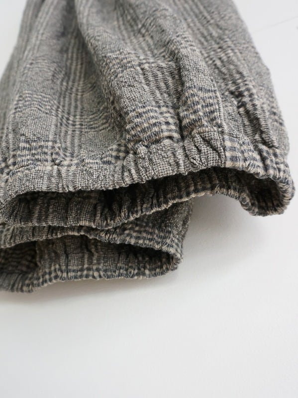 tumugu: コットンウールグレンチェック バルーンパンツ | Fimpen+Nul