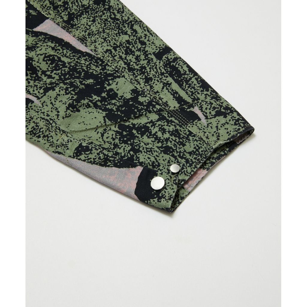 BAL COTTON CANVAS STEALTH POCKET WORK JACKET | MAROON WEBSTORE