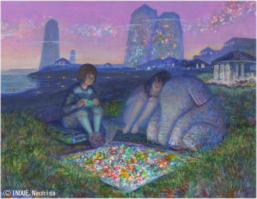 井上直久『星を集めた日』版画 | ART SPACE
