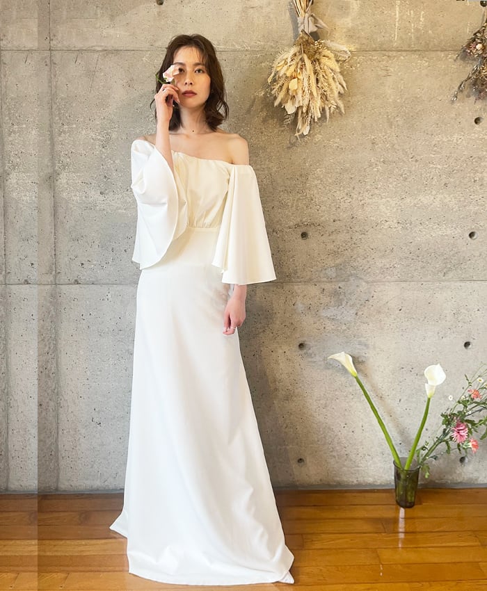 THE URBAN BLANCHE ORIGINAL 】 オフショルダー ウェディングドレス  