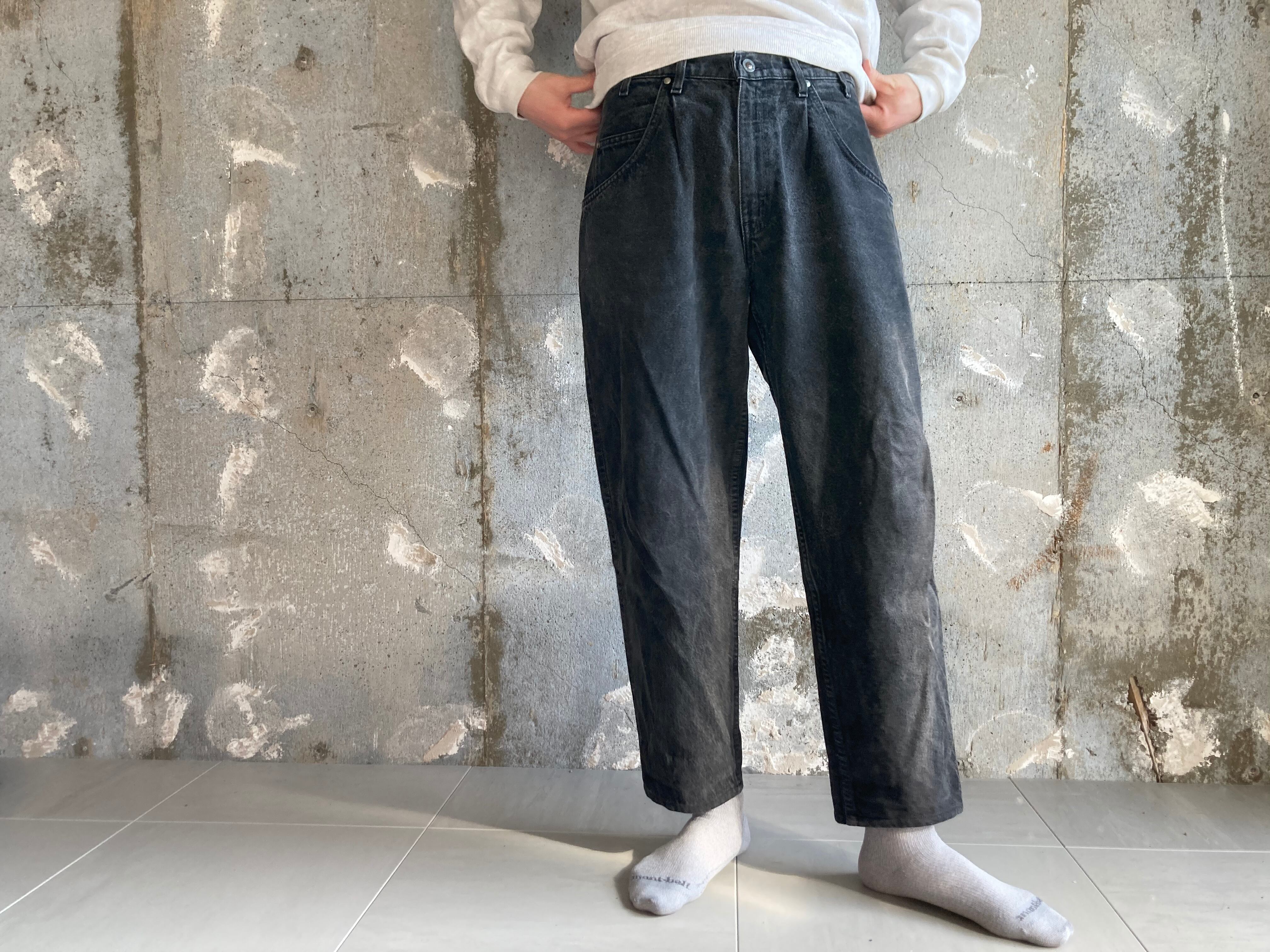 90s levi's silvertab black 5p denim loose 1990年代 リーバイス