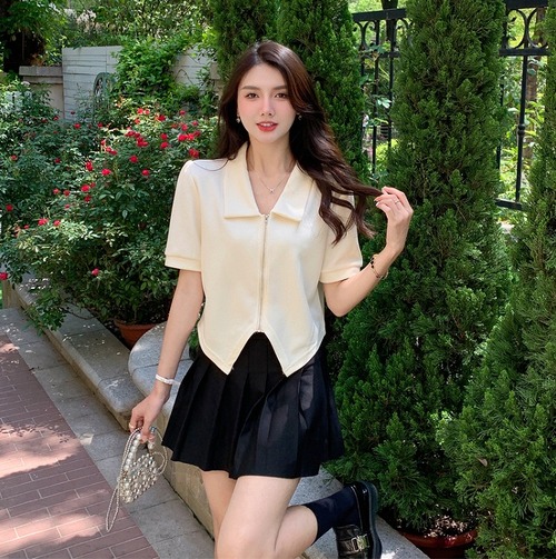 【大きいサイズL-4XL】【春夏新作】ファッショントップス♪アンズ/ブラック2色展開◆#scfmmh-270187