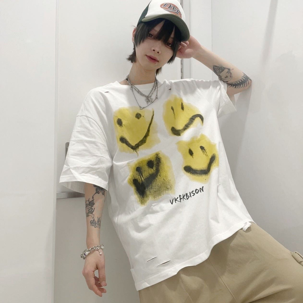 WARUニコダメージTシャツ | VOLCAN&APHRODITE 公式通販