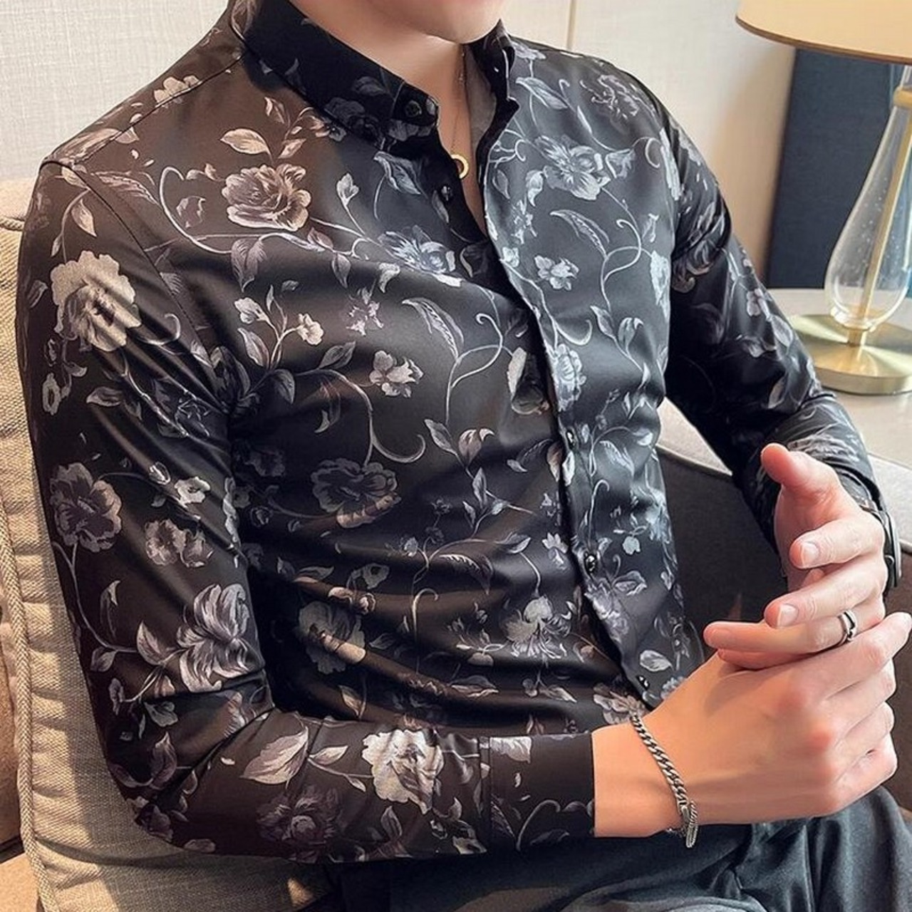 floral shirt tops 00252