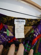Vintage Hanae Mori Abstract Pattern Tapered Pants
