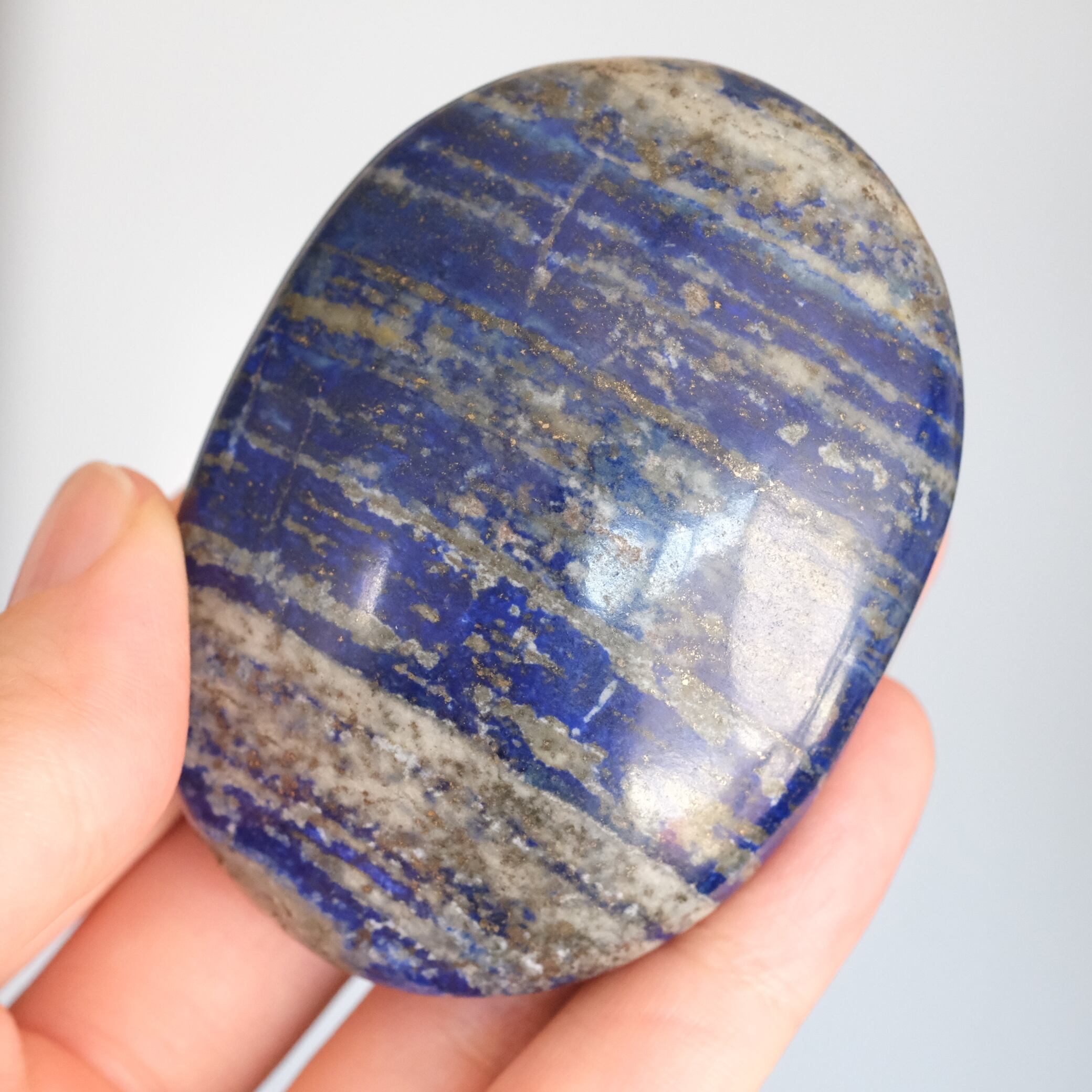 ラピスラズリの握り石 〇 青金石・瑠璃 | ふれる