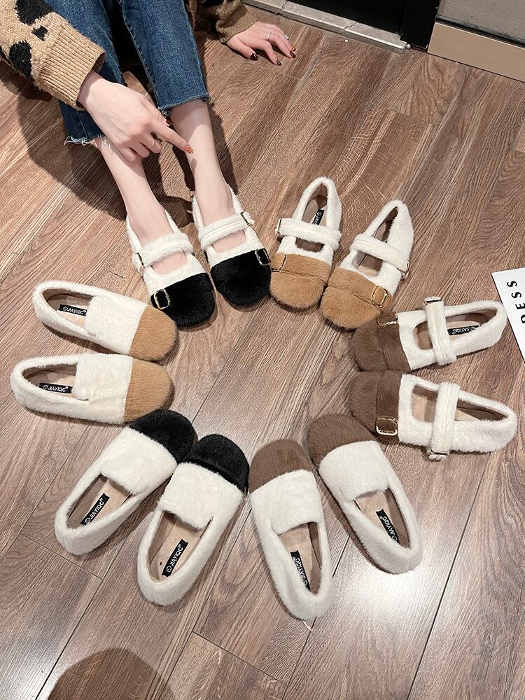 ファースタイルオータムウィンターベルベット 靴 シューズ コットン 秋物 冬物 部族の婦人靴2085582634