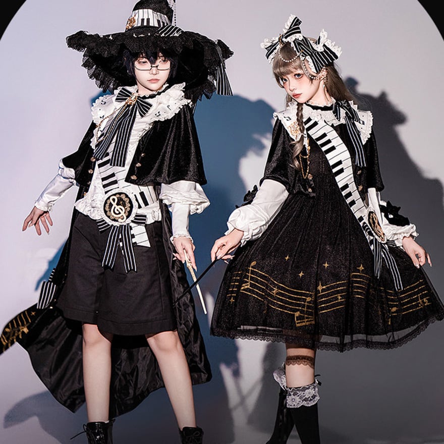 王子系 コスチューム ピアノソナタ 夜奏曲 カチューシャ コンカフェ