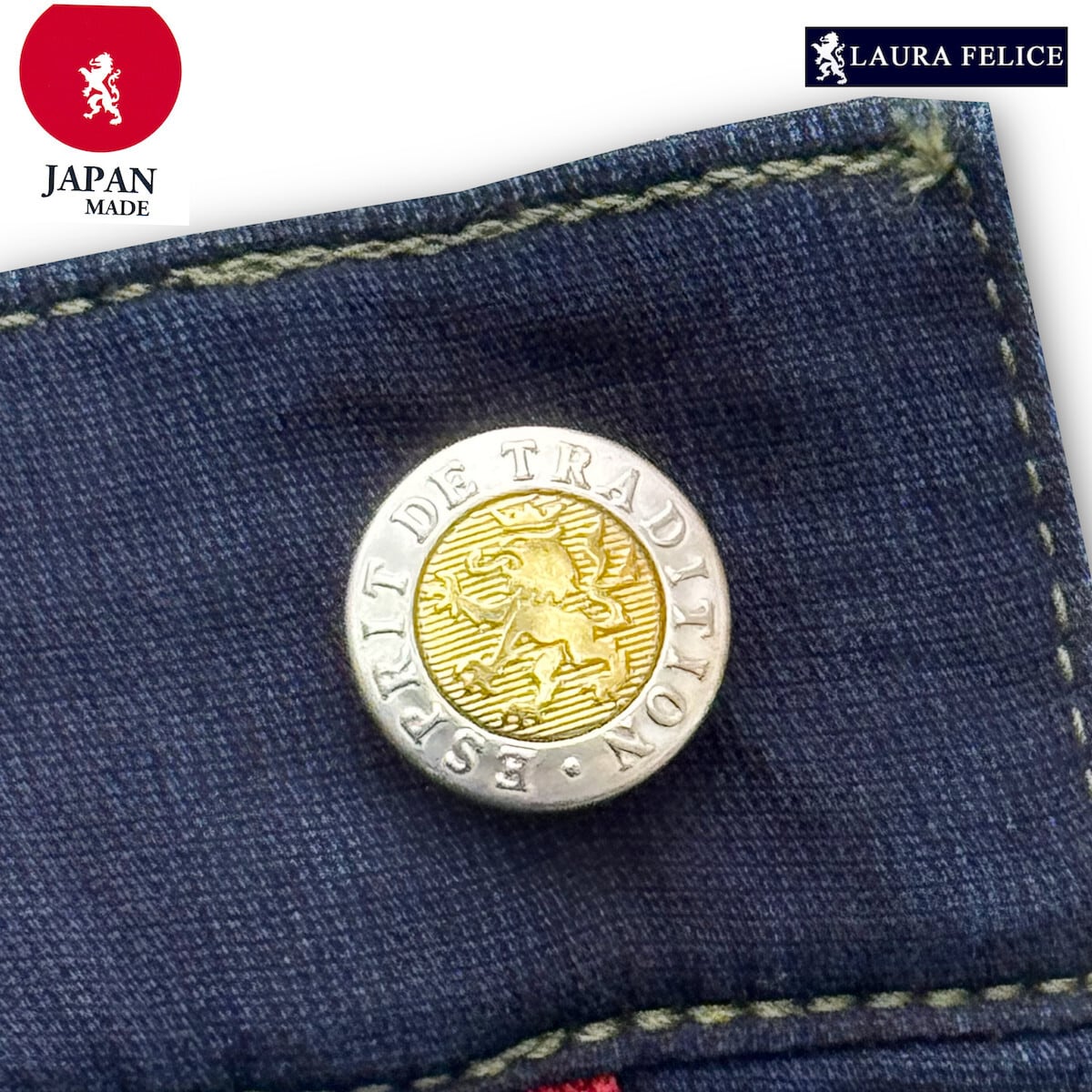 ラウラフェリーチェ LauraFelice デニム インディゴ ブルージーンズ 春